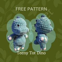 free pattern teeny tot dino