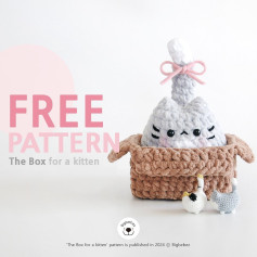 free pattern the box for a kitten