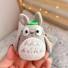 free pattern totoro with white belly