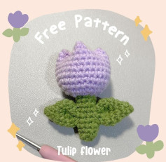 free pattern tulip flower