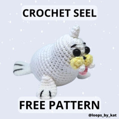 ❄️ FREE SEEL CROCHET PATTERN ❄️