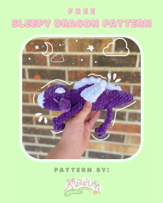 Free Sleepy Dragon Pattern