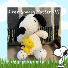 free snoopy pattern