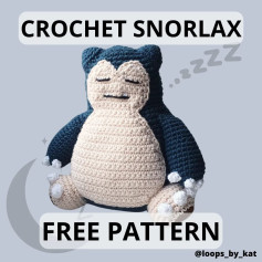 💤 FREE SNORLAX CROCHET PATTERN 💤