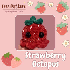 ❥ Free Strawberry Octo Pattern