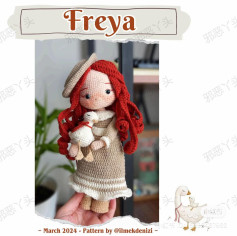 freya doll crochet pattern