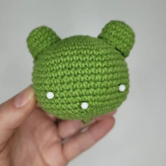 frog rattle rabbit rattle crochet pattern