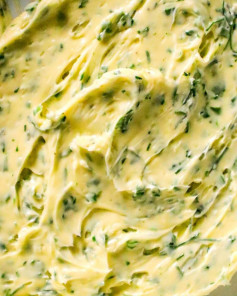 Garlic, Chive, & Dill Compound Butter: