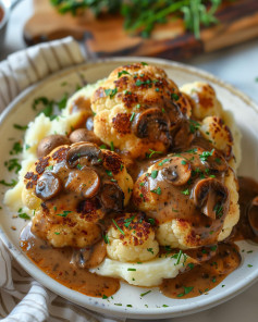 Garlic Roasted Baby Cauliflower🌱