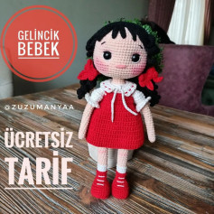 Gelincik bebek tarifi ❣️Çok minnoş görünüyor ve herkesin örebileceği bir tarif bence, örenlere kolay gelsin 💐