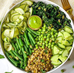 GREEN GODDESS LENTIL NOURISH BOWL