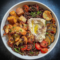 Harissa Roasted Veggie Bowl