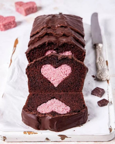 Heart Chocolate Cake