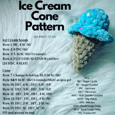ice cream cone pattern