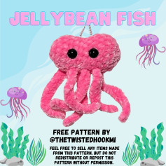 jellybean fish free pattern