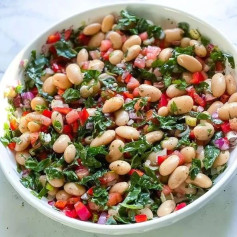 🌱🌱Kale & Butter Bean Salad🌱🌱