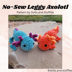 Leggy No-Sew Axolotl