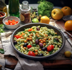 LEMON AND HERB PASTA SALAD