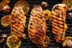 Lemon Garlic Roast Chicken Breasts