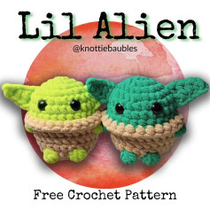 lil alien free crochet pattern