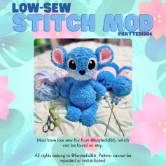 low sew stitch mod crochet pattern