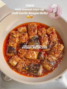 luto naman tayo ng chili garlic bangus belly