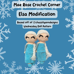 mae rose crochet corner elsa modification