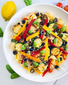 Mediterranean pasta salad