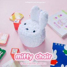 Miffy Chair - Free Crochet Pattern