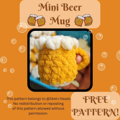 Mini Beer Mug Pattern