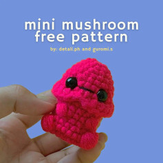 mini mushroom free pattrn