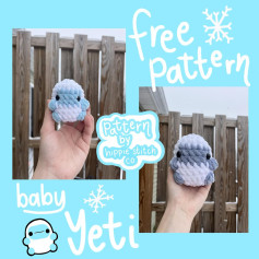 MINI NO SEW YETI FREE PATTERN RELEASE