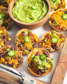 Mini Vegan Taco Bites