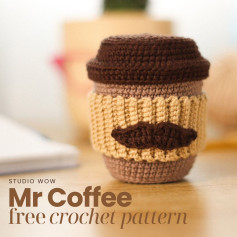 ‼️Mr Coffee☕️ - Free crochet pattern ‼️