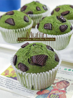 muffi cupcake matcha socola