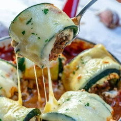 Mushroom Zucchini Lasagna Rolls🍄😍