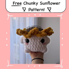 My chunky sunflower boy pattern is finally here! 💛🌼🌻