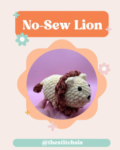 🦁NO-SEW LION FREE PATTERN RELEASE🦁