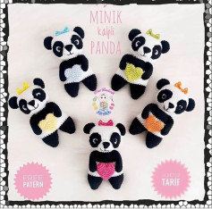 Panda tığ işi modeli