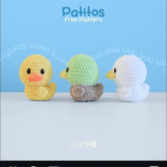 patitos free pattern duck