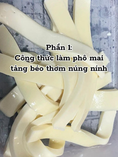 phần 1 công thức làm phô mai tảng bé thơm núng nính