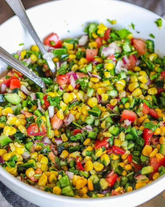 Poblano Corn Salad 💚🌽