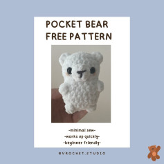 pocket bear free pattern