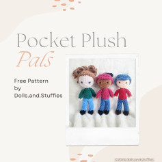 pocket plush pals free pattern