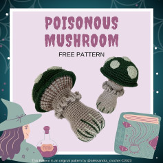 poisonous mushroom free pattern