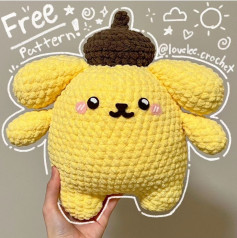 pompompurin crochet pattern