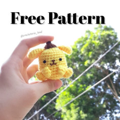 pompompurin mini crochet patern