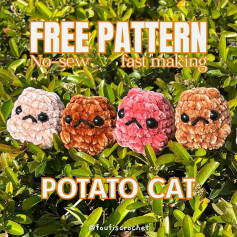 🐱 POTATO CAT FREE PATTERN 🐱