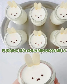 Pudding sữa chua mịn ngon mê ly