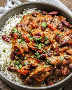 Red Beans & Rice 🌱⁣